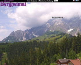 Slika pregleda web-kamere Mühlbach am Hochkönig - Hotel Bergheimat